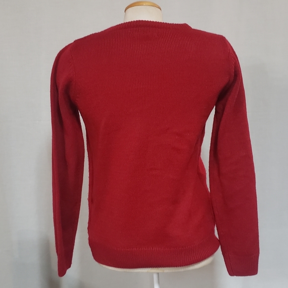 Christmas sweater George brand, size xs, red - Picture 8 of 8
